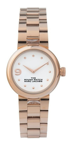 Marc Jacobs The Round Mj0120184719 Mujer Color de la correa Dorado Color del bisel Dorado Color del fondo Blanco