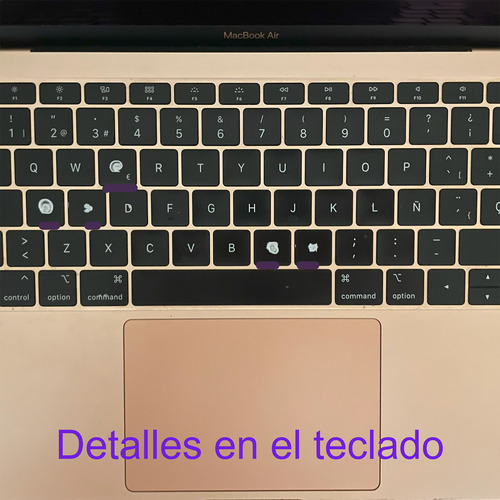 Laptop Apple Macbook Air 2018, Intel I5, 8gb Ram, 256gb Ssd Rosa (Reacondicionado)