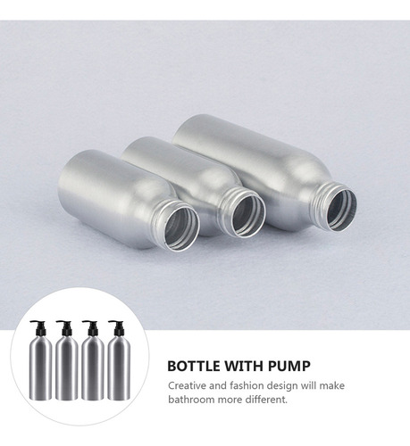 Botellas Dispensadoras De Aluminio, 4 Piezas