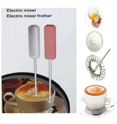 Mixer Misturador Mini Batedor Eletrico De Bebidas Portatil