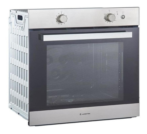 Imagen 3 de 7 de Horno empotrable a gas con grill eléctrico (Multigas) Ariston GA3 124 C IX A 75L gris 220V-240V
