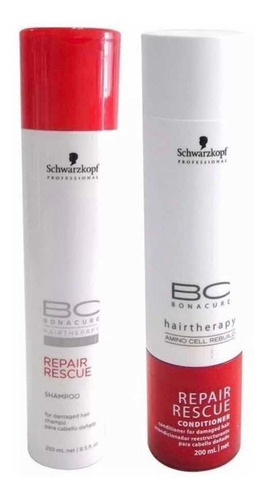 Schwarzkopf Repair Rescue Acondicionador  + Shampoo
