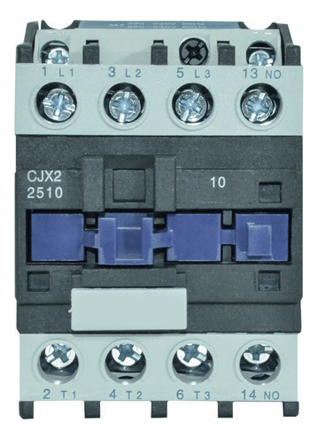 Kit C/13 Chave Contatora Tripolar 25a Lc1 4na D2510 220v