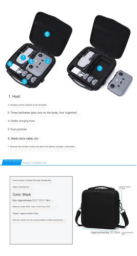 Para Dji Mini 2 Se/mini4k Drone Bolsa De Almacenamiento