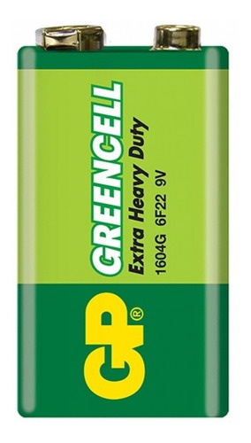Pila Bateria Gp Greencell Carbon 9v