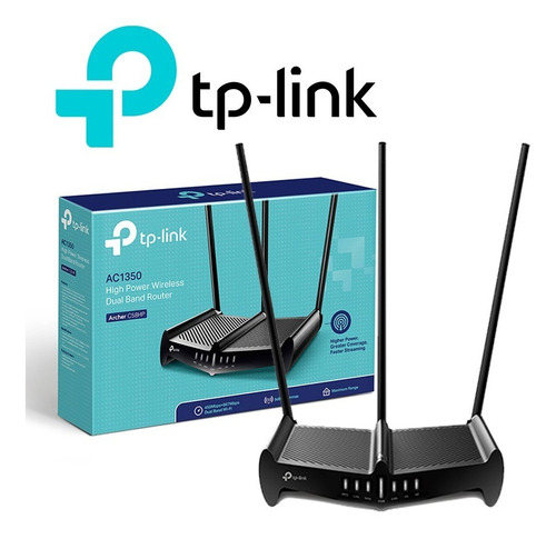 Imagen 2 de 4 de Router Repetidor Wifi Rompe Muros Tp-link Archer C58hp 3x9db