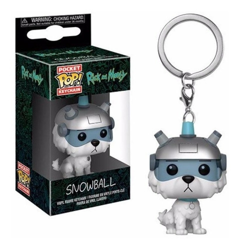 Llavero Keychain Funko Pop Snowball Rick And Morty Dog