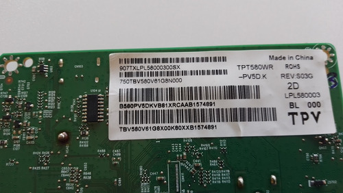 Main Vizio V585-j01 / Xlcb02k040040x /715gb692-m0e-b000-004d (Usado)
