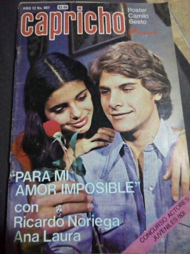 Ricardo Noriega Y Ana Laura Fotonovela Capricho Camilo Sesto