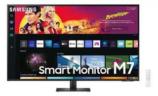 Monitor Samsung Smart Apps M70b 4k 43 Uhd, Wifi, Bluetooth Color Negro