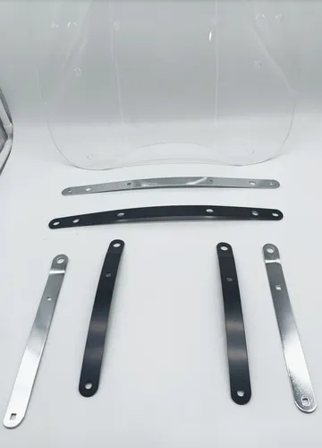 Parabrisas Moto Custom, Universal Con Soportes, Envio Gratis