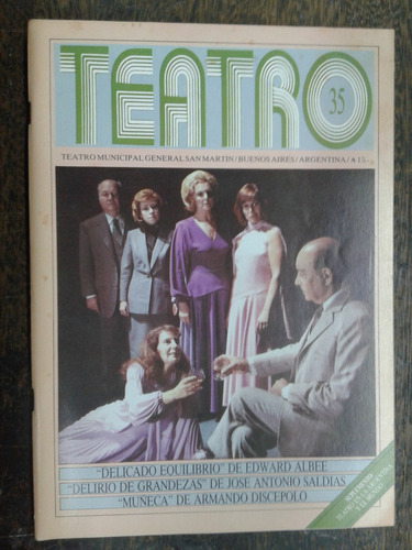 Teatro Nº 35 * Junio 1988 * Teatro Municipal San Martin *