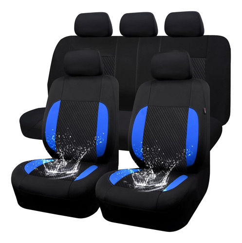 Car-grand Fundas De Asiento Impermeables En Relieve 3d Para