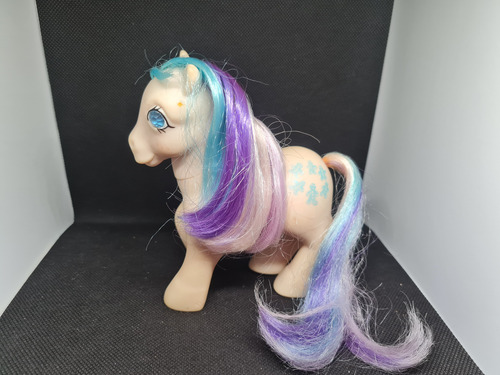 Ponei My Little Pony G1 1985 Com Olhos De Pedrinhas ! Raro (Usado)
