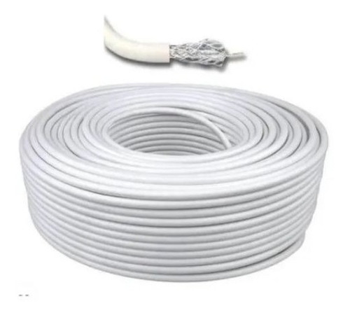 Cable Coaxial Rg6 Blanco 305 Mts