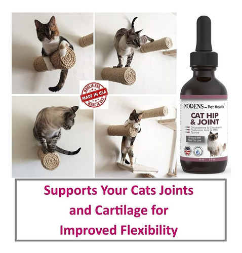 Nodens Cat Hip And Joint Glucosamine For Cats With Chondroit