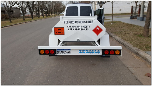 Imagen 3 de 11 de Acoplado Tanque Cisterna Homologado Para 1.000 Lts. (ci1001)
