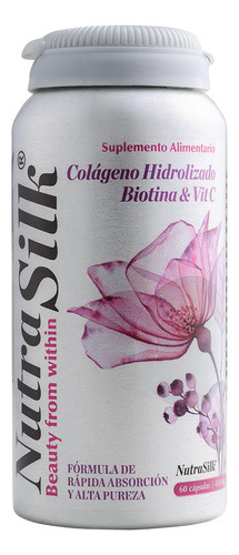 Nutrasilk Colageno Hidrolizado Biotina Vit C Pelo Piel Uñas