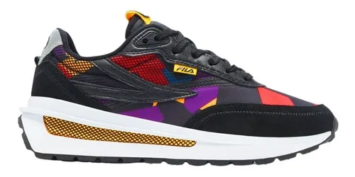 Tenis Fila Renno 90s Negro Colores De Dama