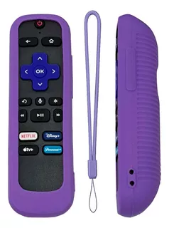 Funda Protectora Para Control Remoto Roku Express 4k-morado