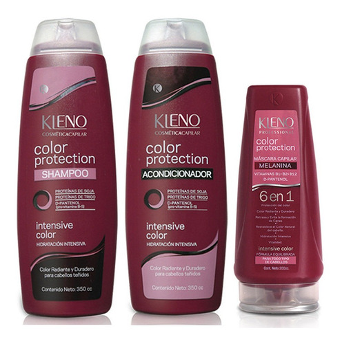 Shampoo + Acondicionador + Mascara Kleno Color Protection