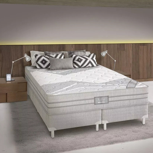 Imagem 3 de 6 de Cama Box Casal King Salute Miracoil Reconflex (198x203)
