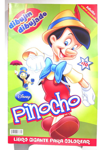 Imagen 1 de 1 de Revista Disney Colorea Pinocho
