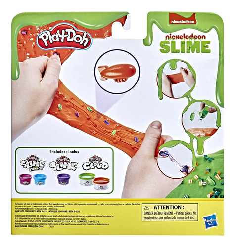 Play-doh Nickelodeon - Kit De Mezcla De Slime Rockin Para Ni
