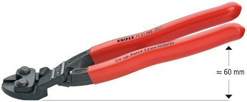 Knipex 71 21 200 Angele High Leverage Cobolt Cutters