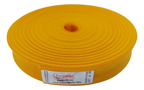 Cinta Al Bies Algodón - 20mm X 25mts (1 Unidad) -