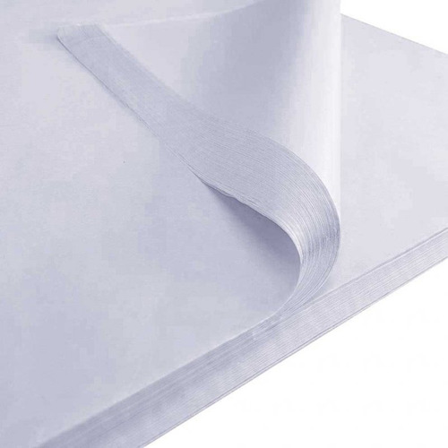 Papel De Seda Branca 48 X 60 C/ 100 Folhas- Receba Rápido