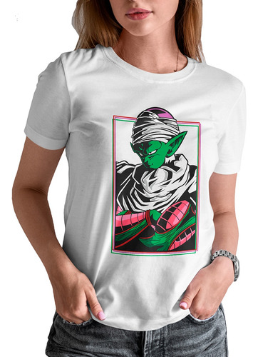 Blusa / Playera Piccolo Anime Dragon Ball Z Para Mujer #70