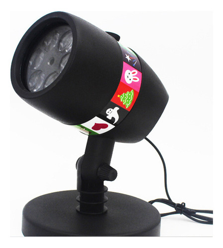 Proyector Led Navideño De Copos De Nieve Para Decoración Ext