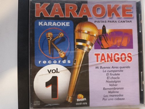 Tangos Karaoke Vol. 1 Cd (usado)