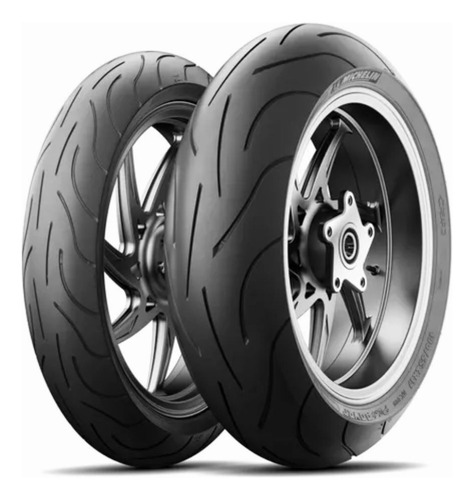 Par Pneu Michelin Pilot Power 2ct 120/70zr17 + 190/50zr17