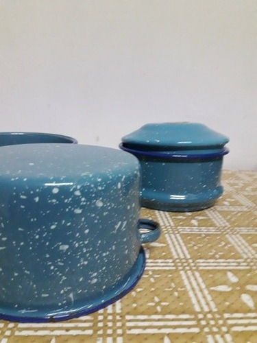 Portavianda De Peltre 3 Divisiones Tres Vintage 70's