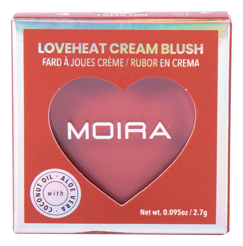 Rubor Moira Cosmetics En Crema