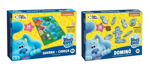 Kit 4 Jogos Quebra Cabeça Dominó Dinossauros Bingo Cores