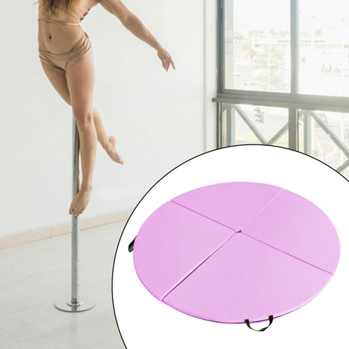 Esterilla De Baile En Barra Plegable, Portátil, Para, Rosa