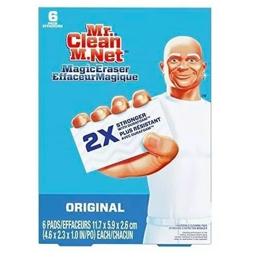 Mr Clean.net Esponja Magica Blanca Original X 6 