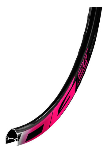 Roda Dianteira Mtb Aro 29 Kog Freios A Disco Raios Zincados Cor Preto/rosa
