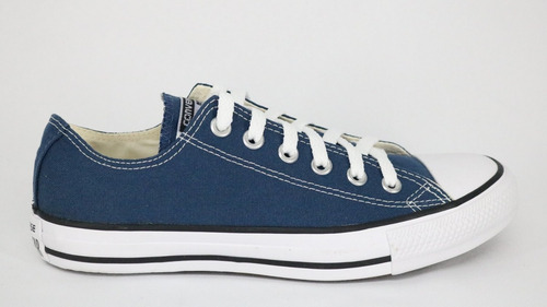 all star azul cano baixo