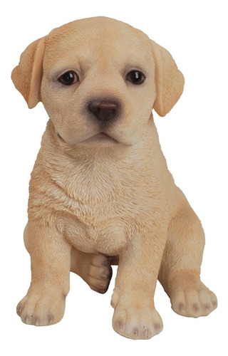 Estatua De Cachorro Labrador En Color Amarillo, Regalo Ideal