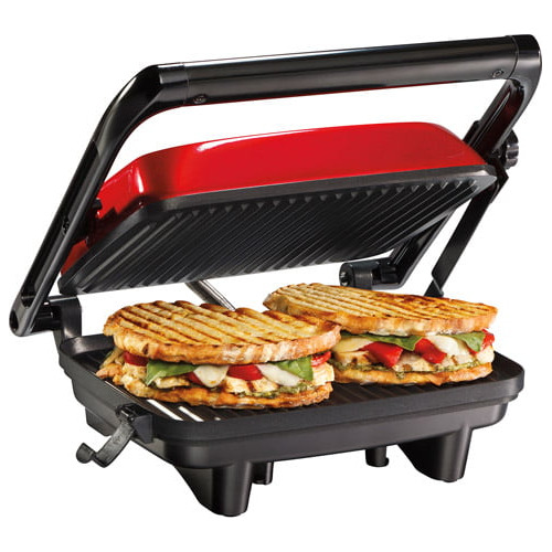 Hamilton Beach Panini Press Gourmet Sandwich Maker, Modelo #