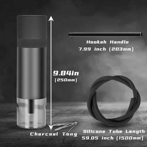 Set De Hookah Portátil Cup - Ideal Para Viajes, Completo