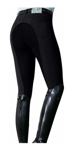 Pantalon Equitacion Para Dama Ecuestr Cintura Malla