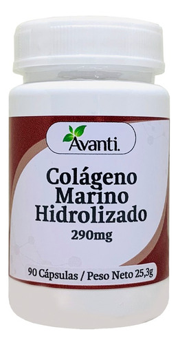 Colageno Marino Hidrolizado, 90 Cápsulas Vegetales, Avanti