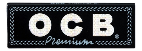 Papelillo Ocb Negro 1 1/4 77mm 25 Libros De 50 Papelillos