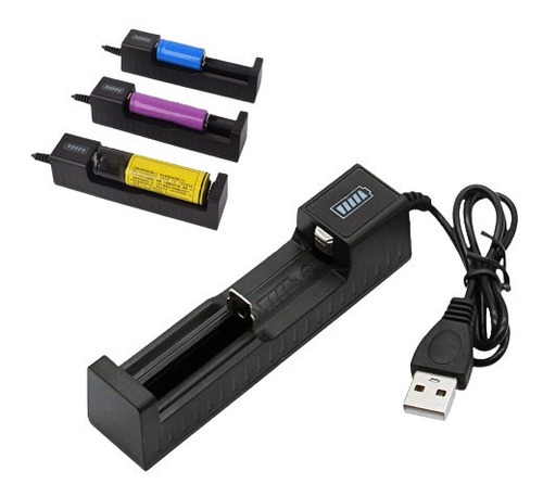 Lt119/base Cargador  Usb + Pila 18650