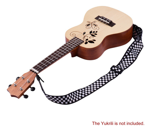 K Correa Ajustable For Ukelele Con Hebilla De Plástico Y